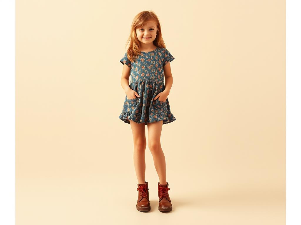 A Beautiful Girl With Blue Eyes And Brown Hair Wearing Pajamas