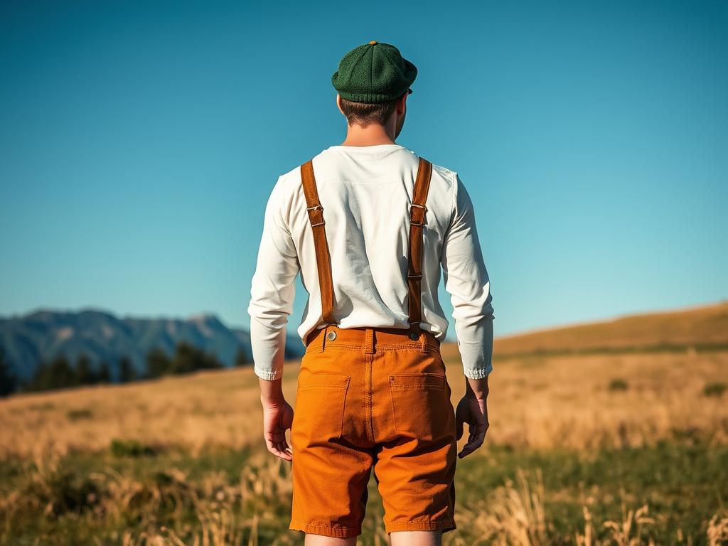Ein Mann Besteigt Ein Wahl