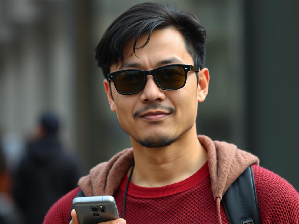 Ein Mann Der Aussieht Als Wäre Er Von Einer Der Ersten Ki Generiert
