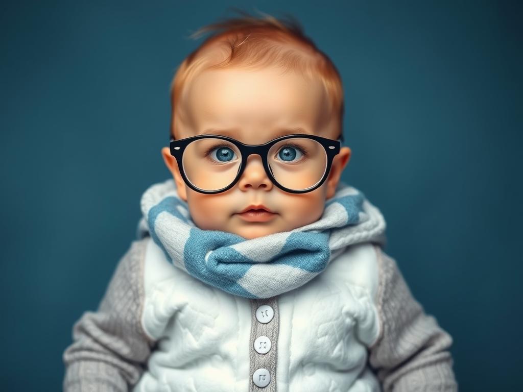Rothaarige Friseurin Mit Brille