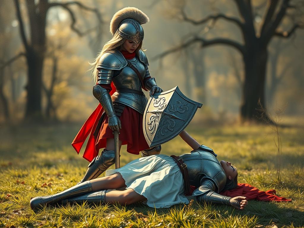 Woman Get Burried In Black Moor