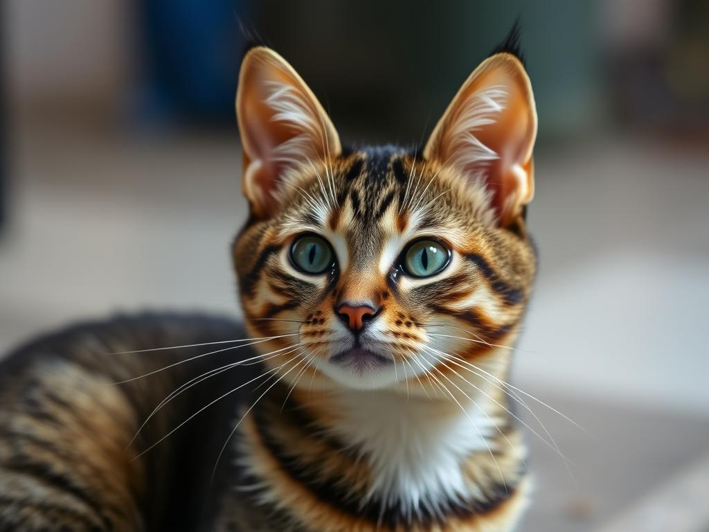Kucing Lucu Warna Oren