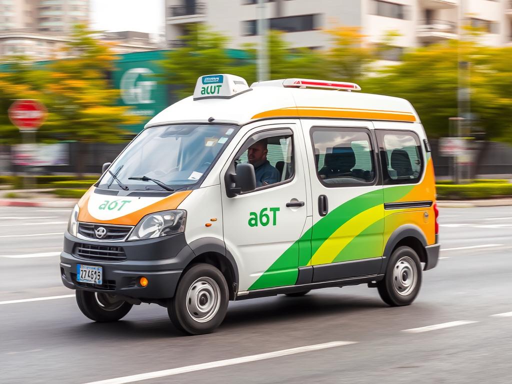 Mobil Hitam Dengan Garasi Kuning
