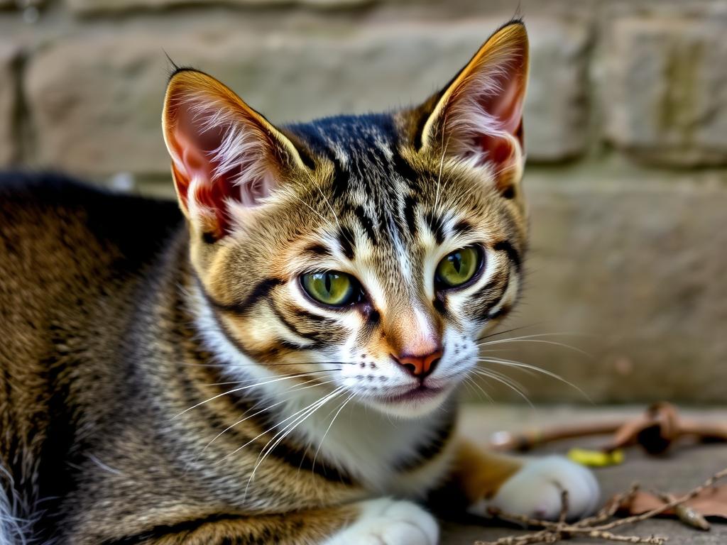 Kucing Lucu Warna Oren