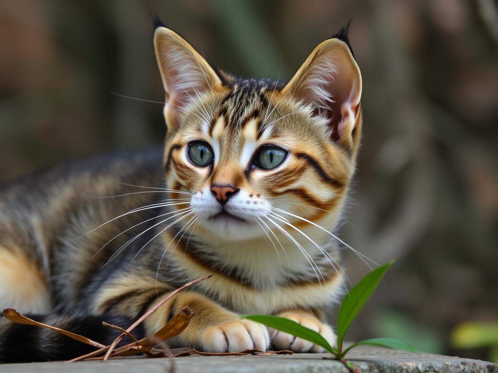 Buatkan Saya Gambar Kucing Berwarna Putih