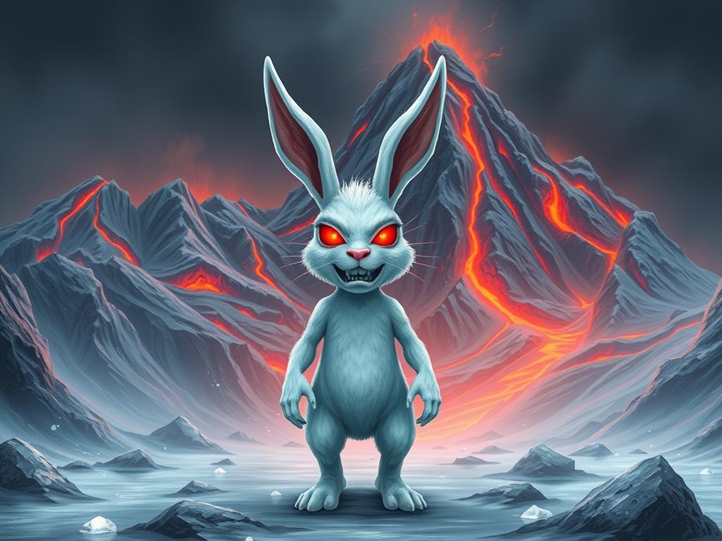 Malicious Humanoid Alien With Tail