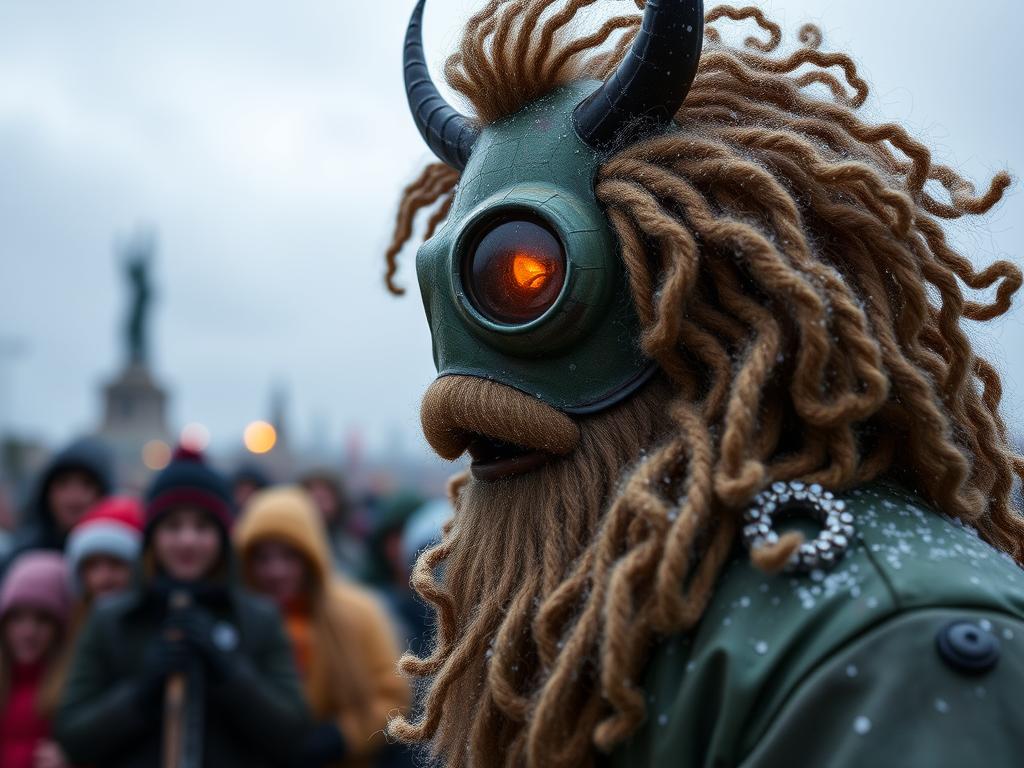 Erstell Mir Ein Gruseliges Bild Von Einer Gruseligen Wesen