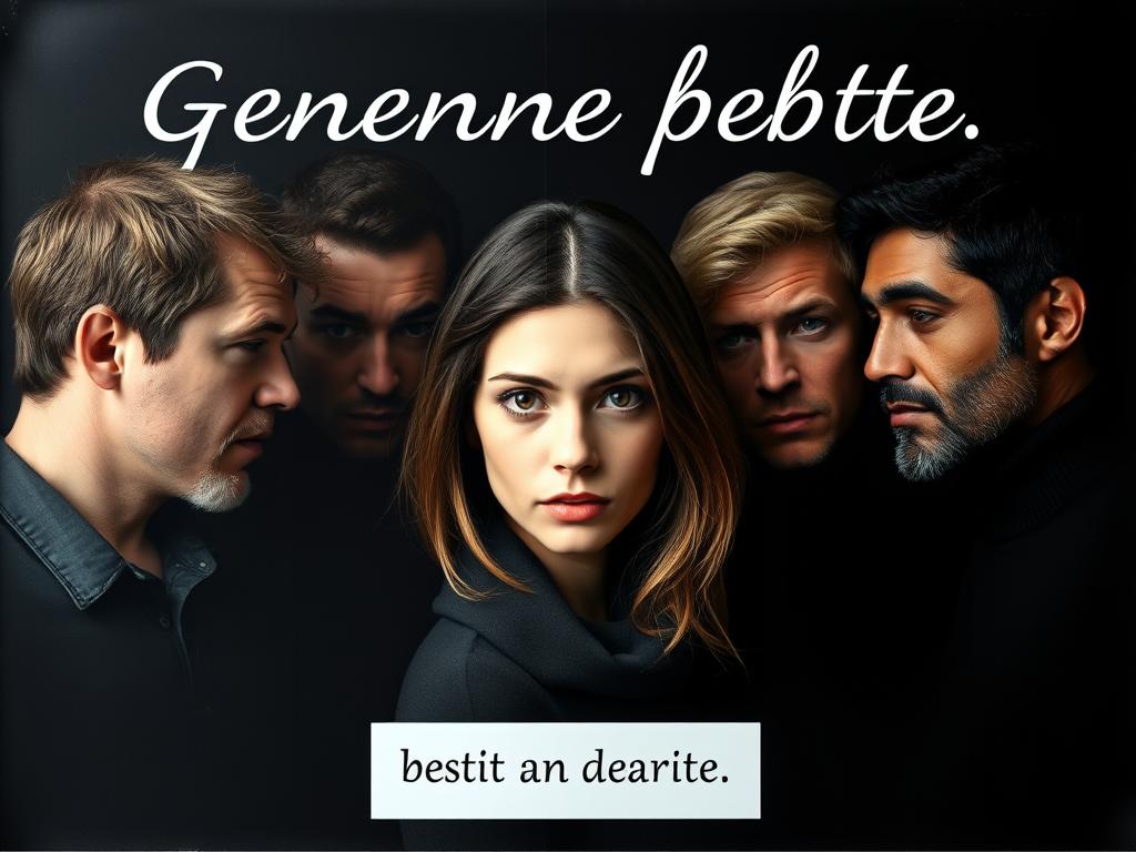 Eine Mädchen Hat Grüne Augen Und Blonde Haare Und Sie Hat Ein