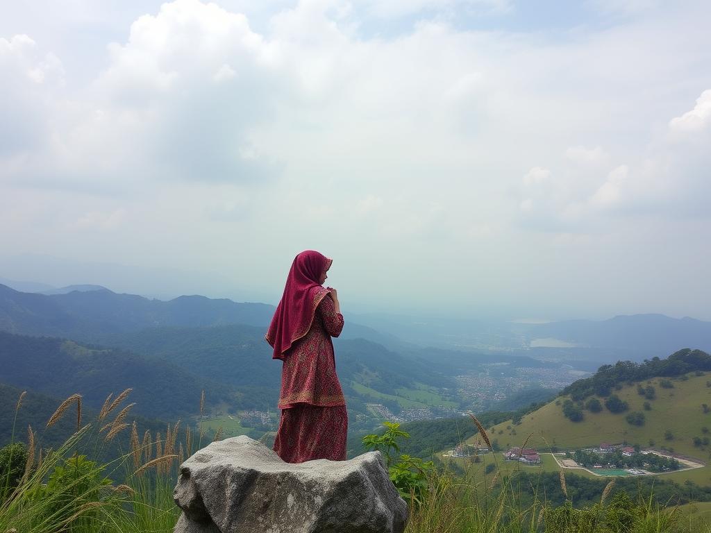 Cewek Cantik Sedang Duduk