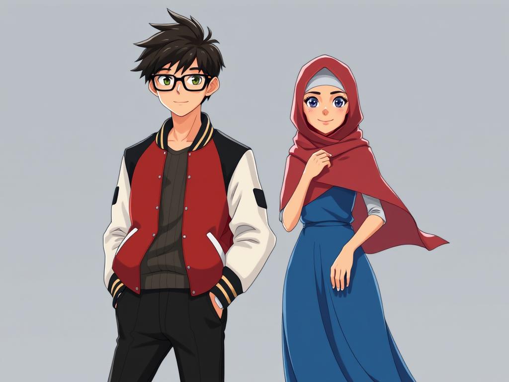 Cewek Cantik Pakai Hijab Pashmina Warna Hitam