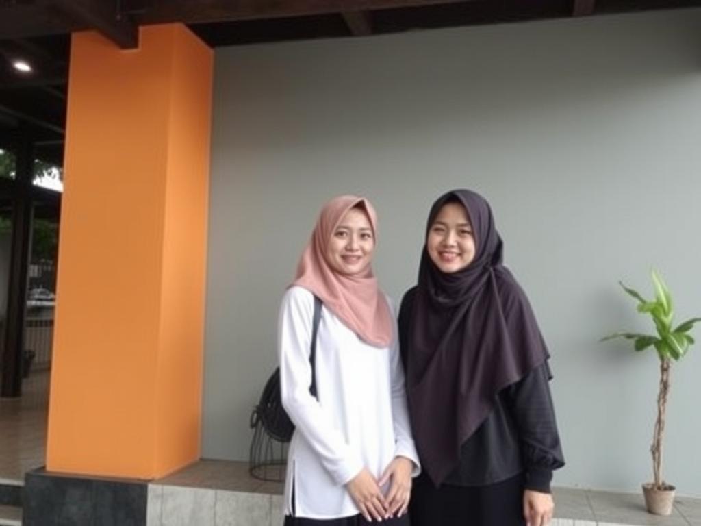 Cewek Cantik Sedang Duduk