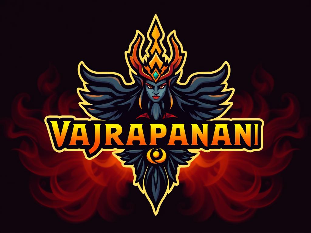 Lord Brahma With Multiple Heads Standing On A Lotus Over The