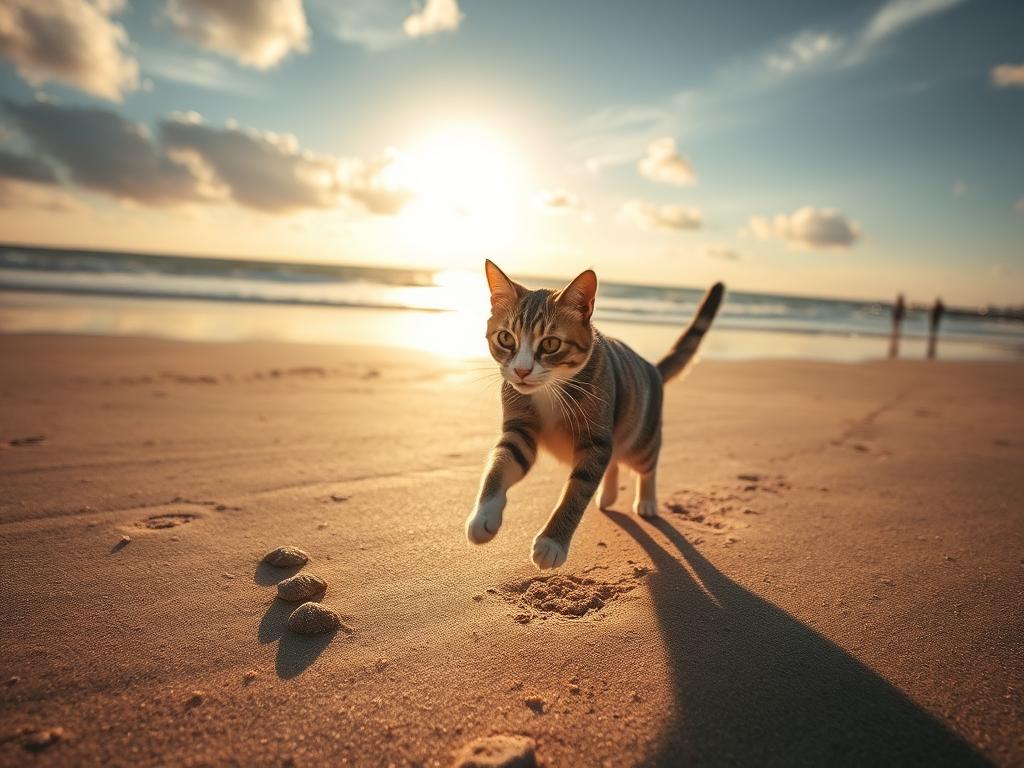 Cat And Eggs