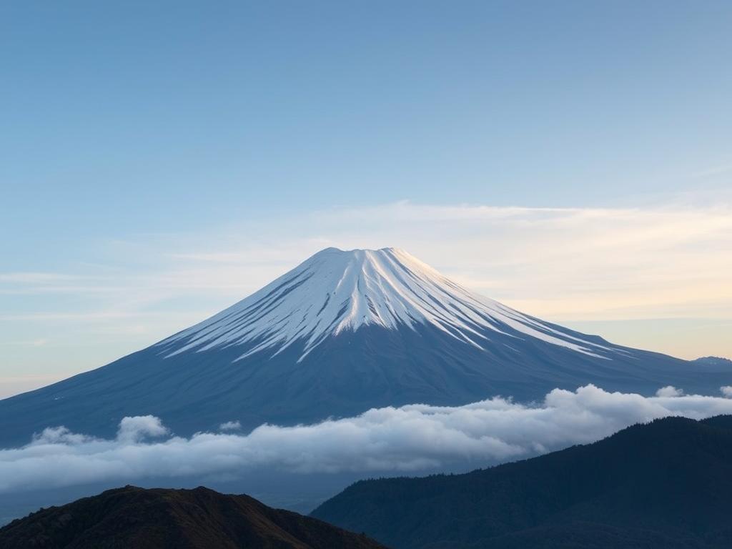 Gambar Gunung Fuji Yang Aesthetic