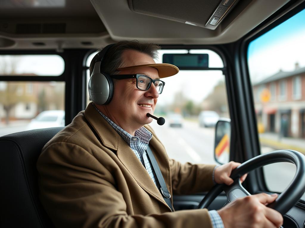 A Lively Street Scene On A Sandy Seaside Road With Palm Trees