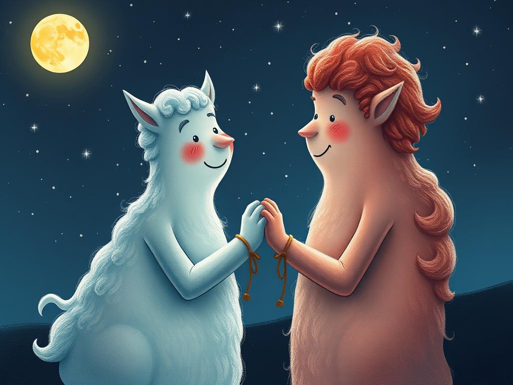 Der Schlitten Gleitet Durch Die Winterluft Kleine Goldene Glocken