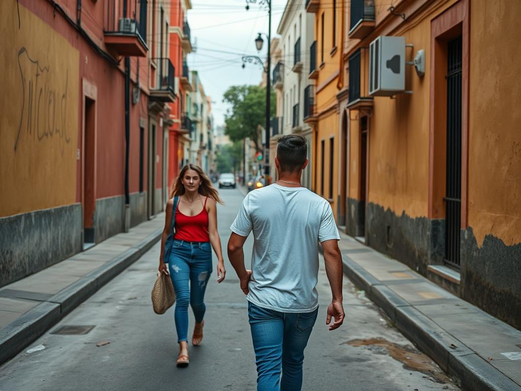 Una Mujer De Como 40 Años Guapa Y Fuerte Que Tiene Que Decidir