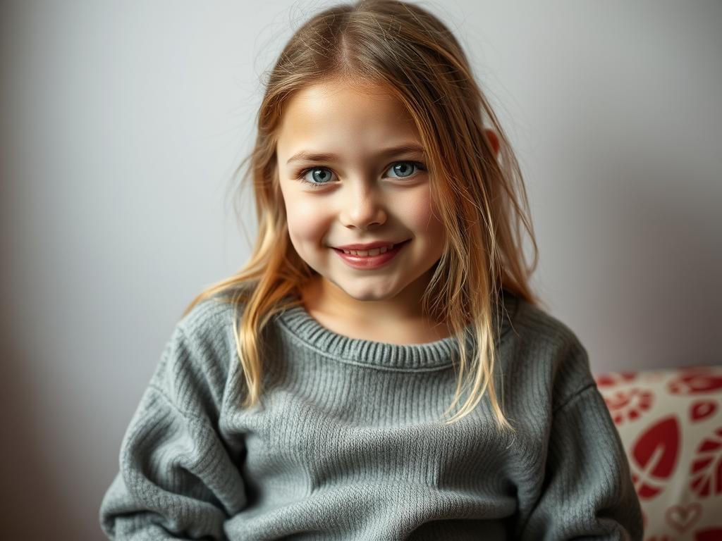 Eine Hübsche Junge Frau Mir 2 Dicken Rollkragenpullover übereinander