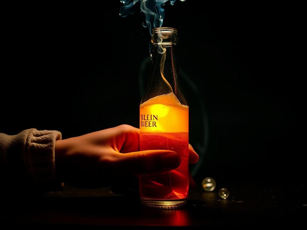 “A Person Sitting Alone In A Dark Room With A Faint Beam Of