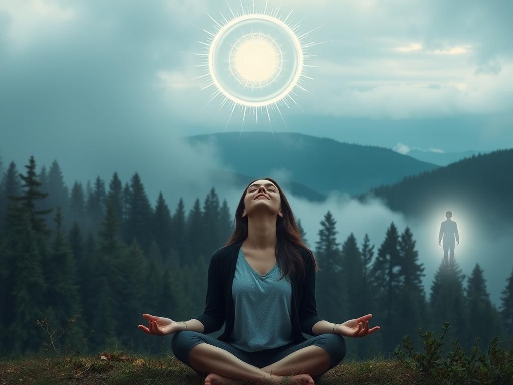 Create An Image Of A Person Standing Confidently In Front Of