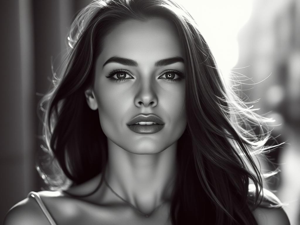 An Outdoor Portrait Of A Woman With Long Wavy Hair That’s