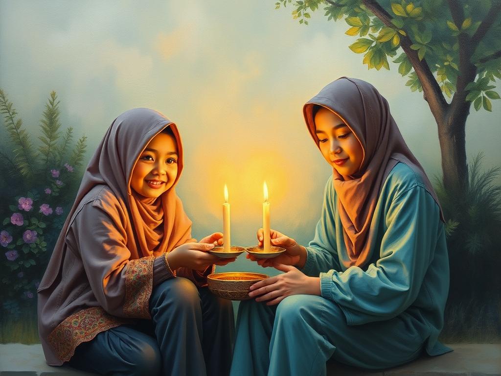 Anak Anak Sedang Bermain Di Taman