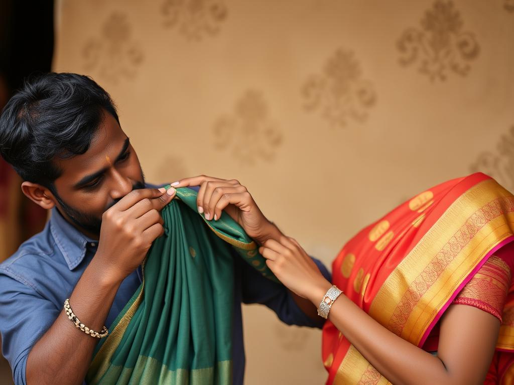 A Young Indian Woman In Her Early Twenties Exudes A Joyful And
