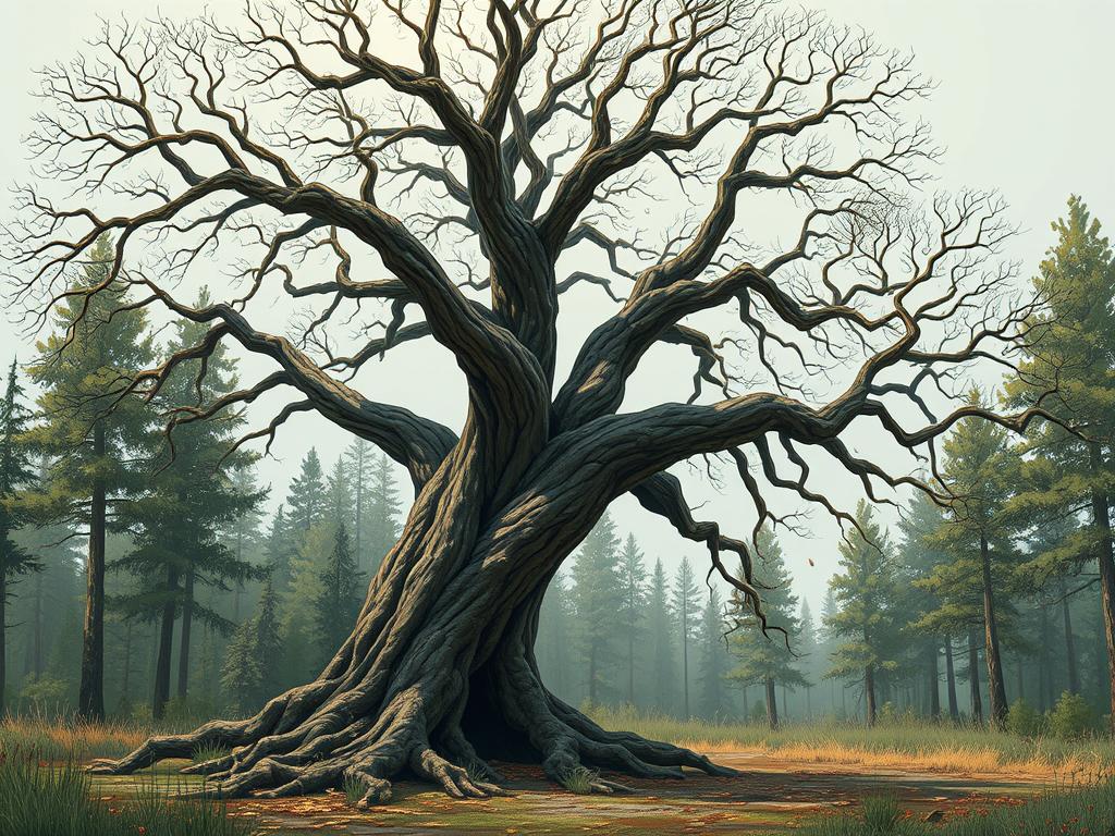 A Digital Painting Of A Young Slender Girl With Long Dark Hair