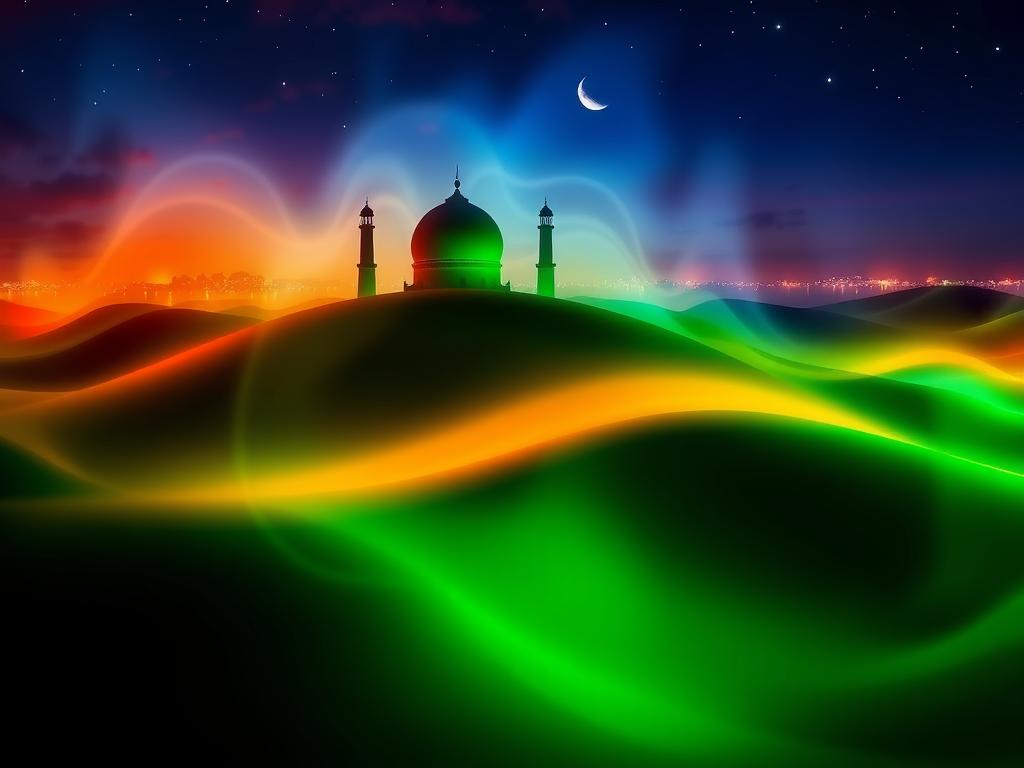 شخص لابس كل اسود لا يضهر إلا عينه رافع