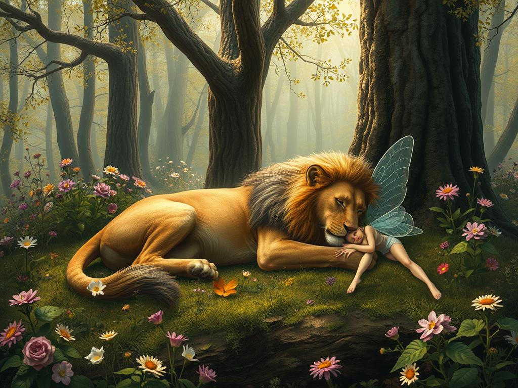 Krishna Climbs Onto A Tree Branch Holding A Lump Of Butter In