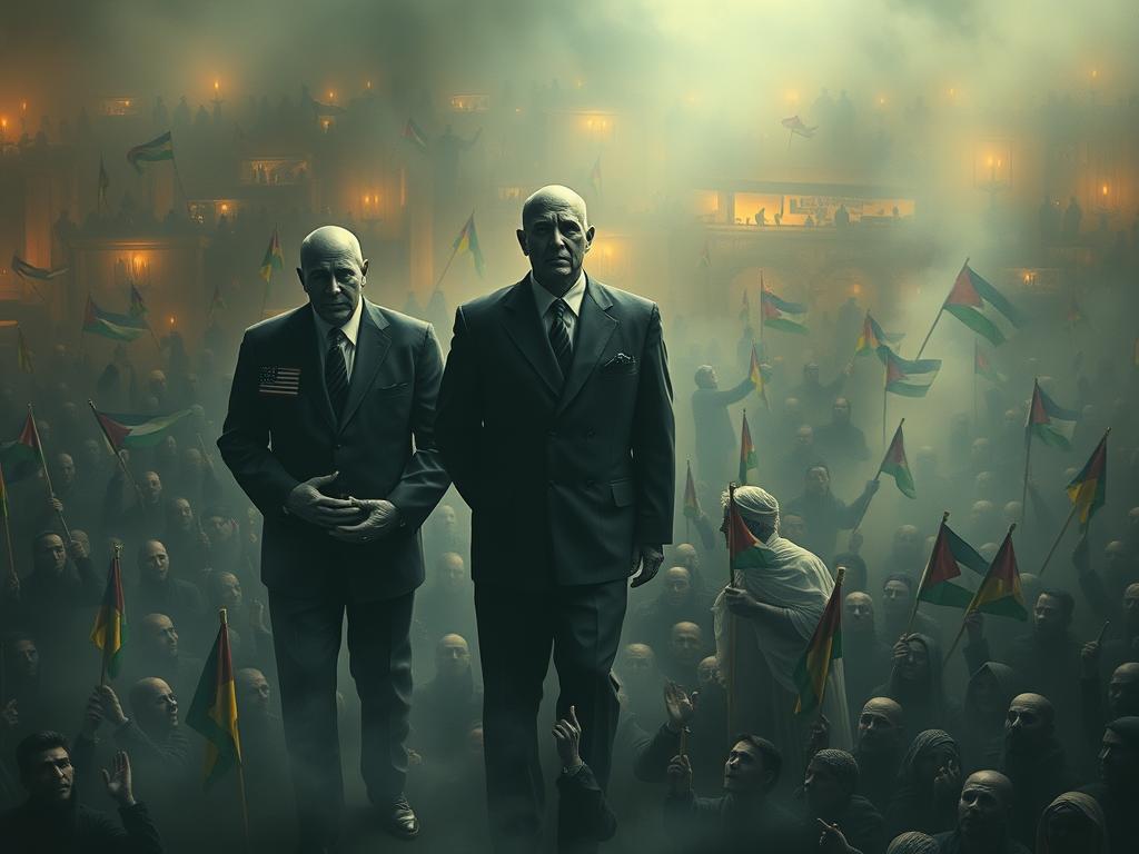 Generate An Image Showing Three People In One Frame  A Well-dressed