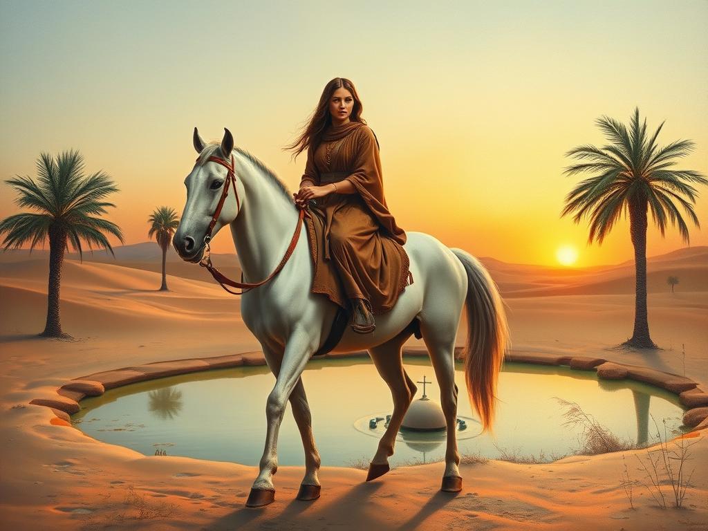 Oil Painting Seseorang Sedang Menindas Ras Manusia Lain