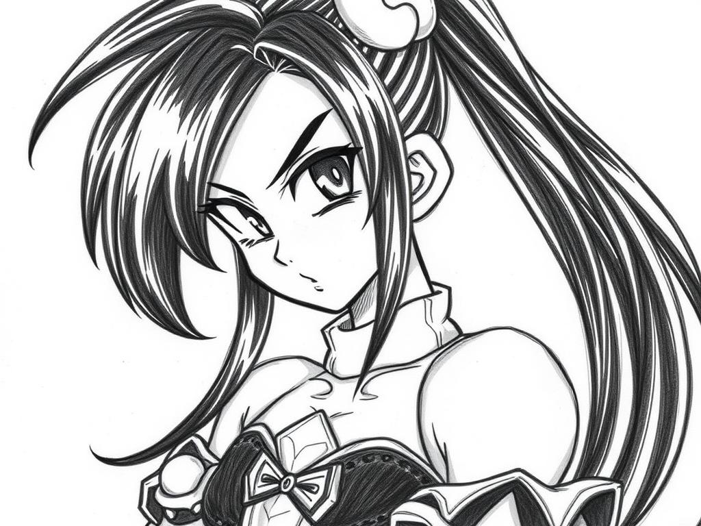 A Soft Dreamy Illustration Of A Beautiful Young Woman With A