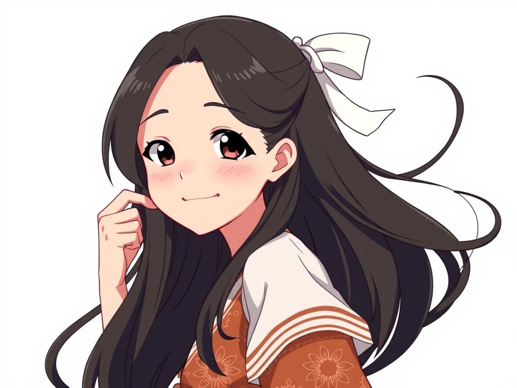 Anime Girl Cat