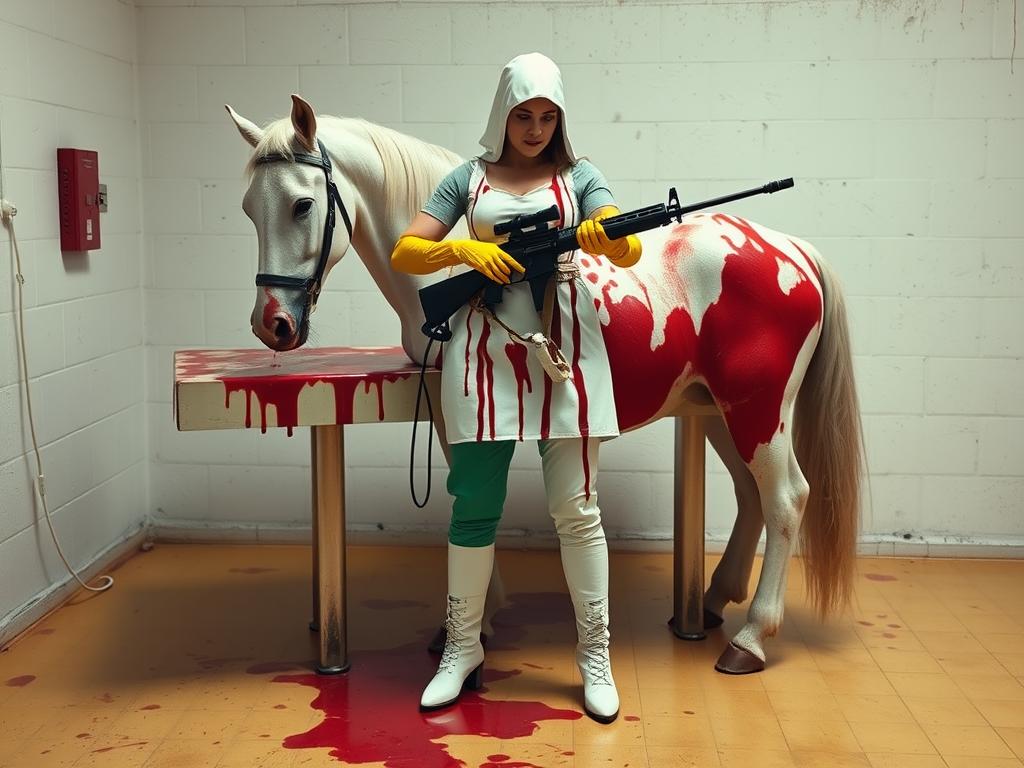 Une Jeune Femme Guerrière