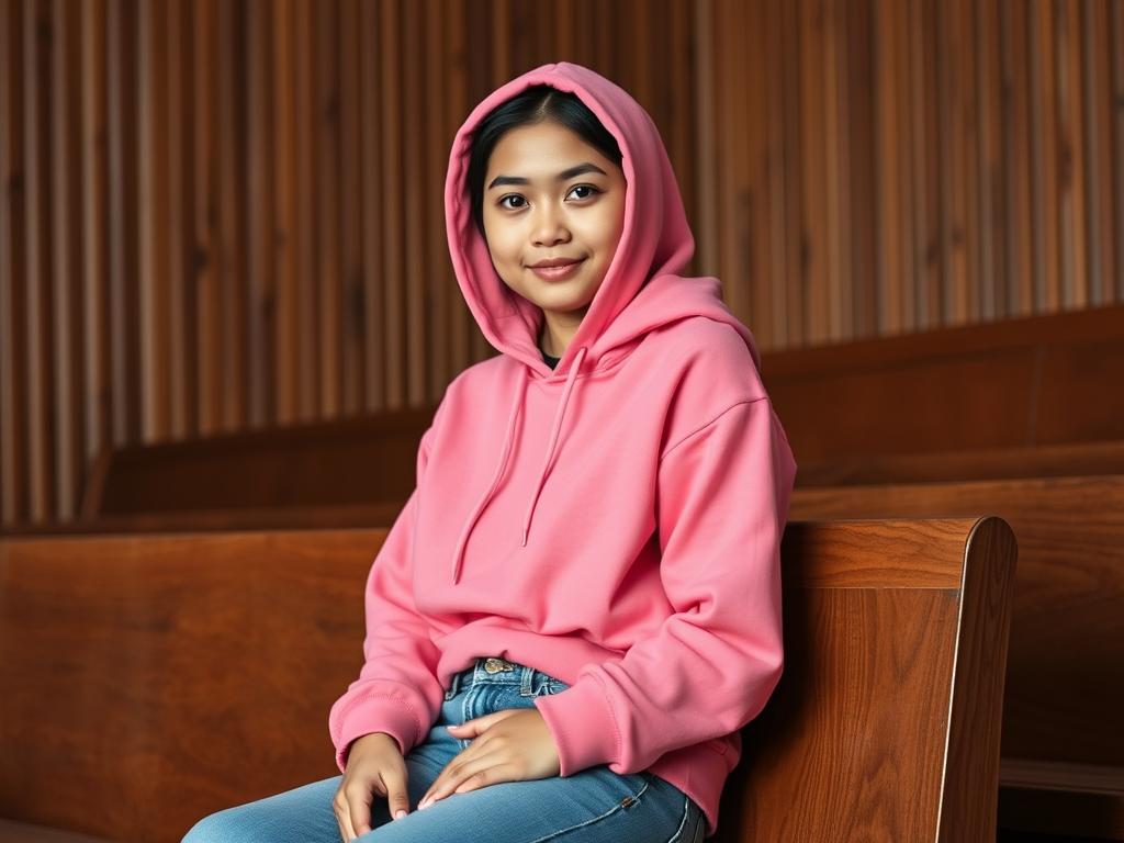 Cewek 2d Rambut Putih Baju Putih Duduk Di Jendela