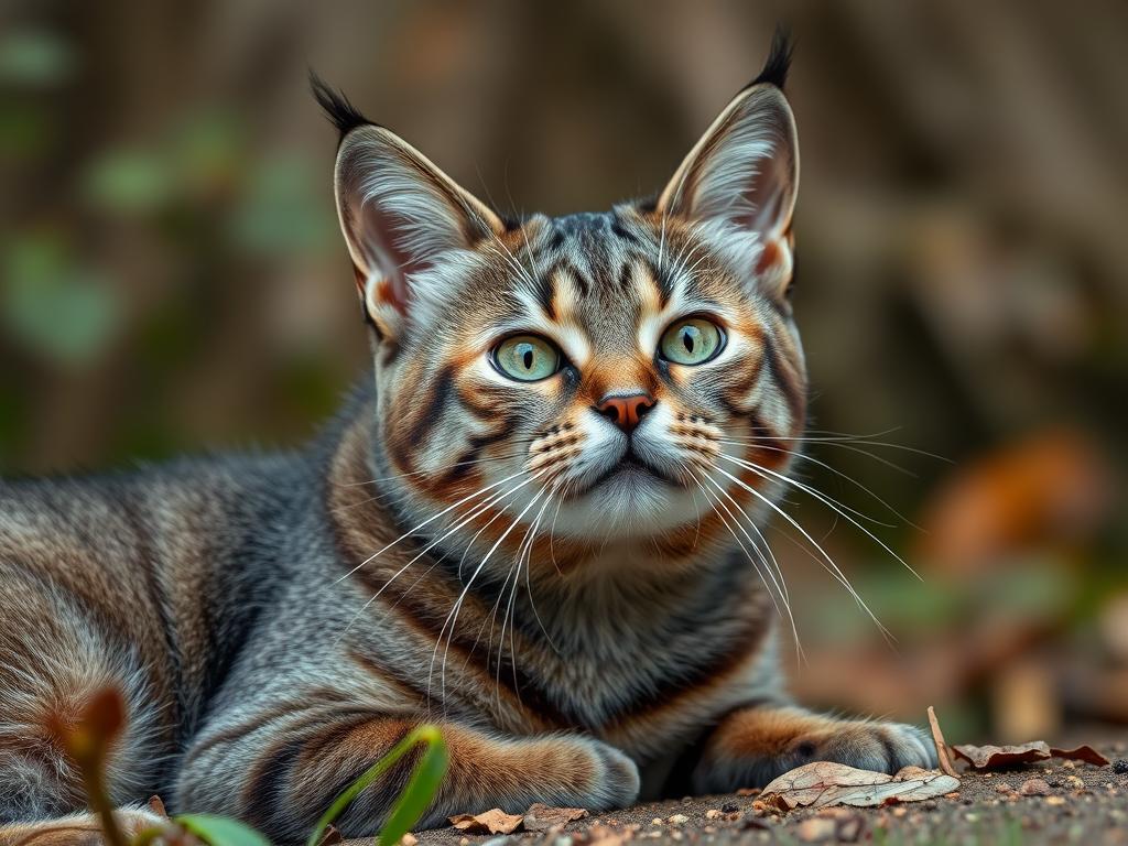 Kucing Sedang Makan Udang