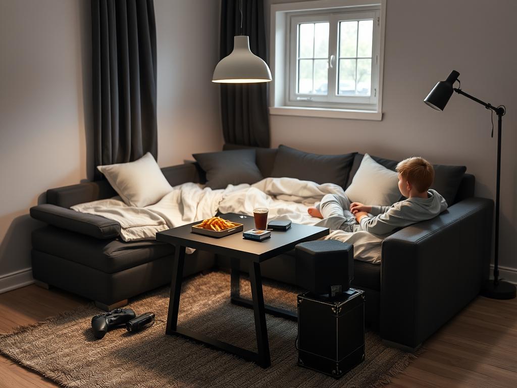 6 Jähriger Junge Weiße Haut Weiße Augen Augenwinkel Hochgezogen