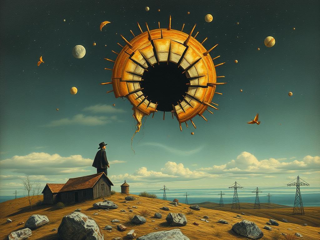In The Style Of Salvador Dali  So Fair A Lady On Its Deck Nor