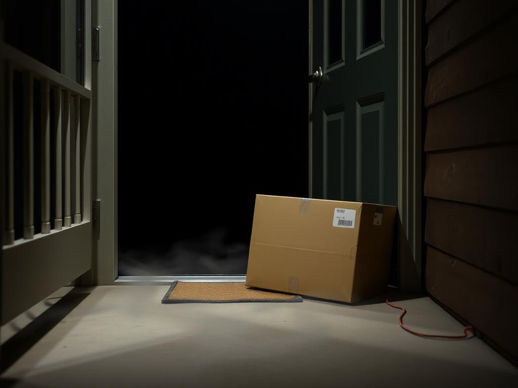 A Secret Way Behind A Billboard By The Street