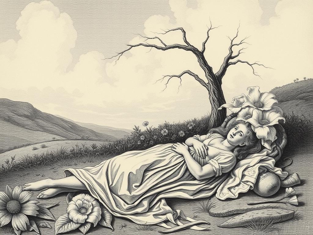 When A Leaf Falls On A Thorn The Leaf Is Pierced; When A Thorn
