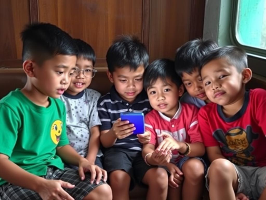 Cewek Cantik Sedang Duduk