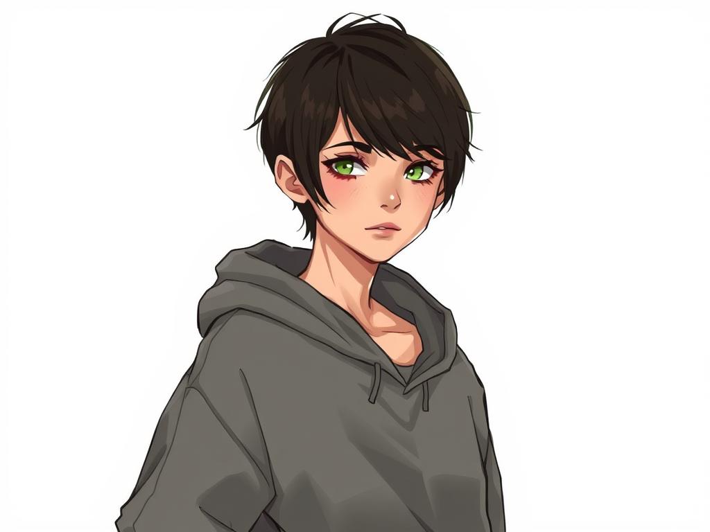 An Image Of A Buddhist Monk In Robs In Anime Format