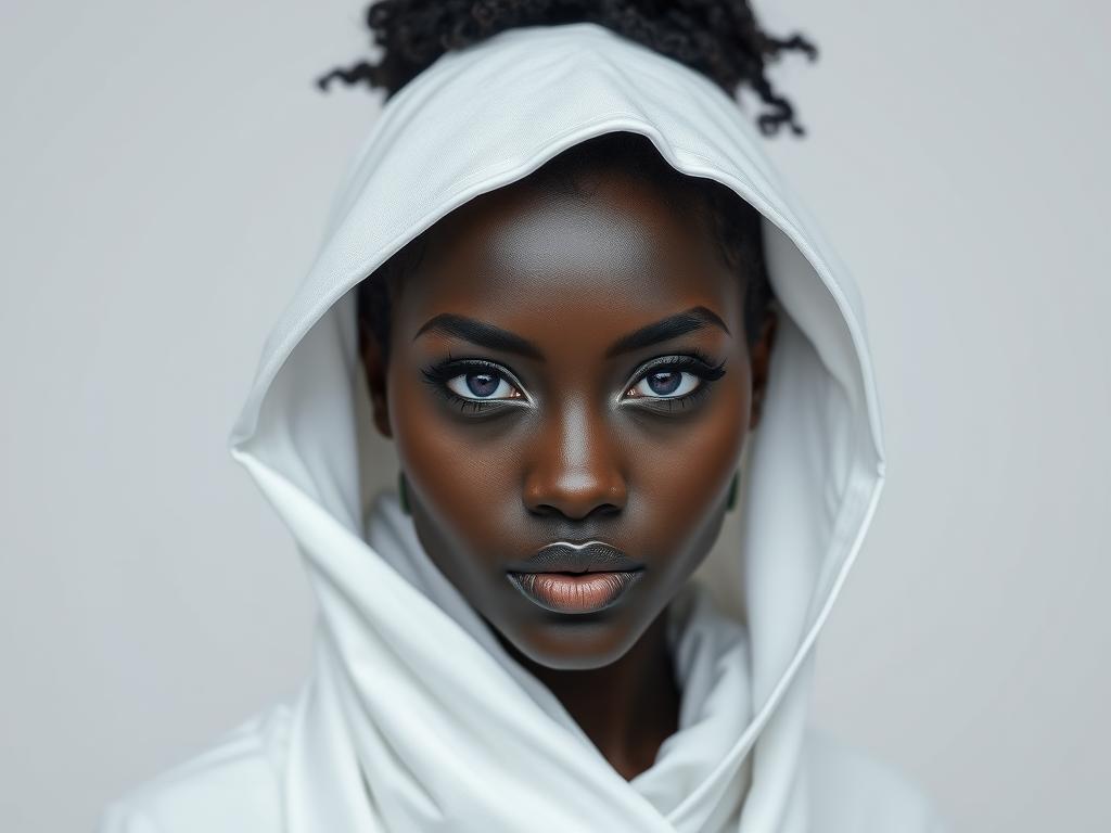 A Beautiful Angolan Woman Attractive Elegant And Interesting