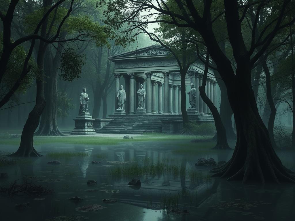 A Mysterious Indian Detective In Trench Coat Standing In A Foggy