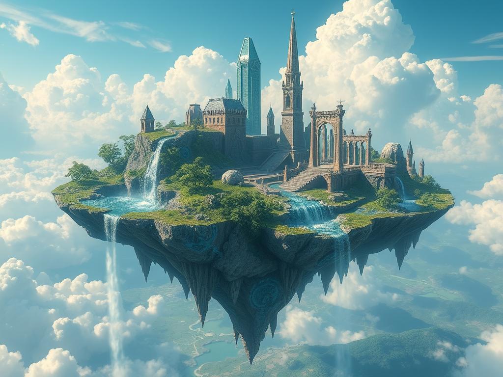 Make A City With A Gotic Building