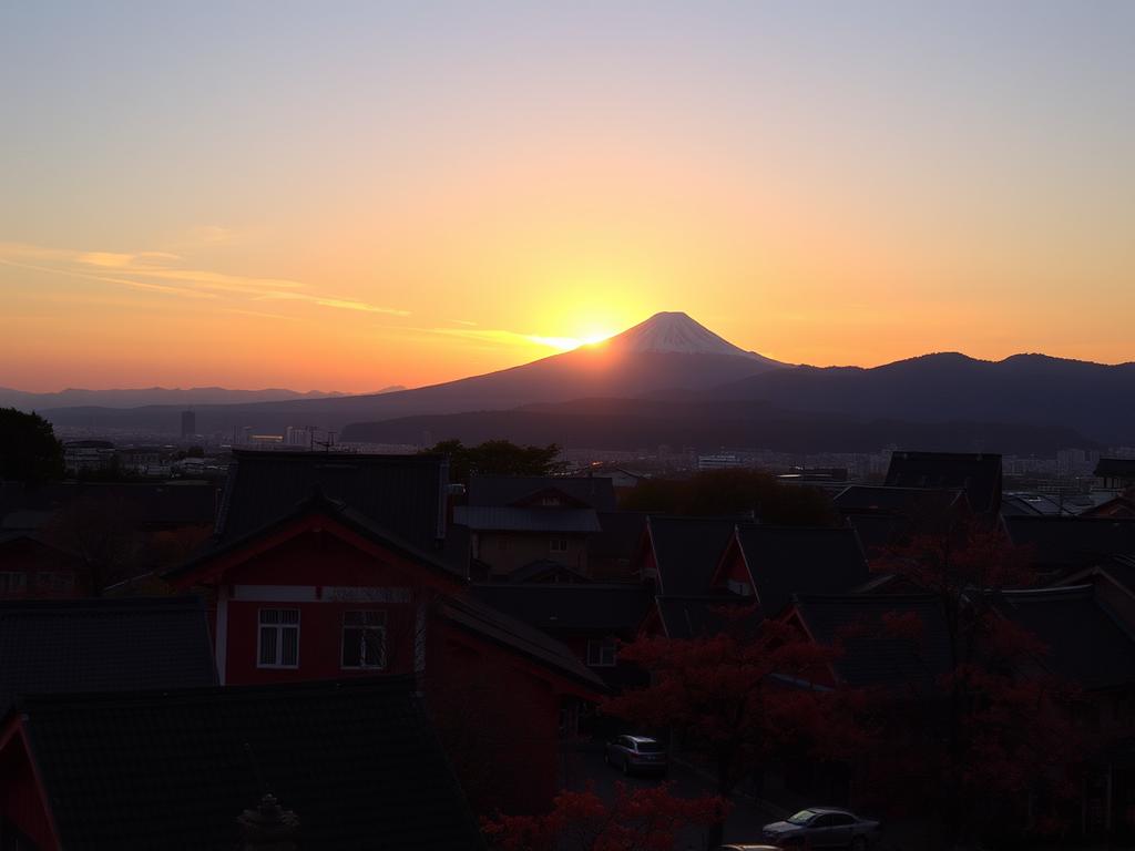 Gambar Sunset Indah Hd