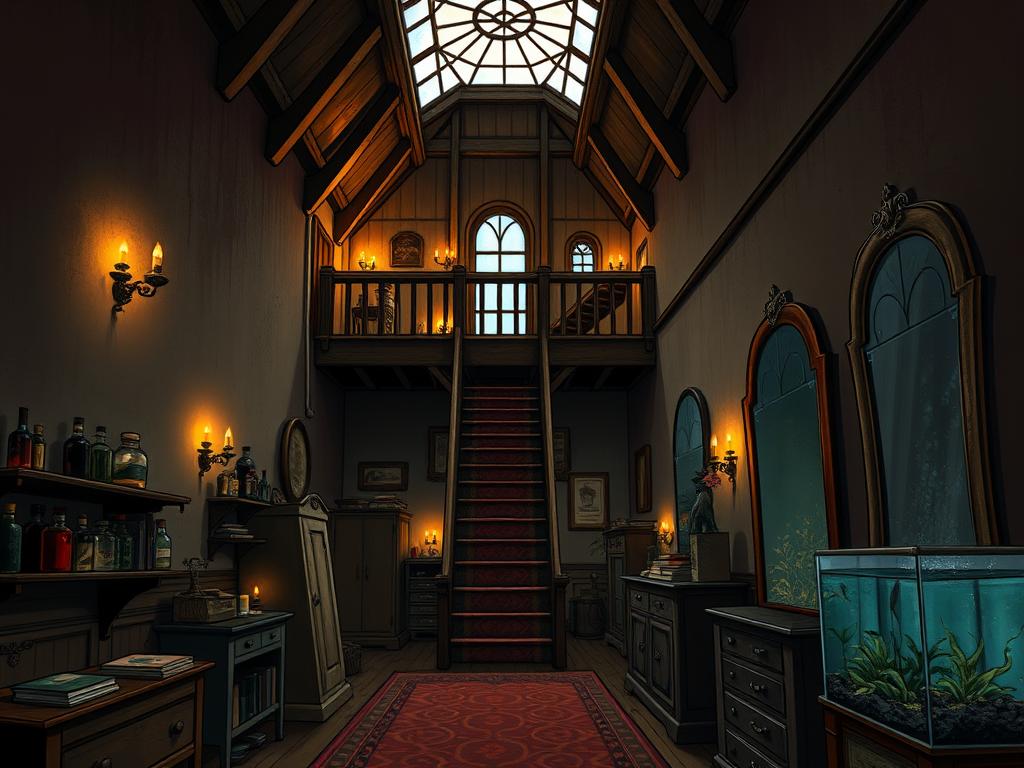Picture A Labyrinthine Palace Hidden Deep Within A Mountain