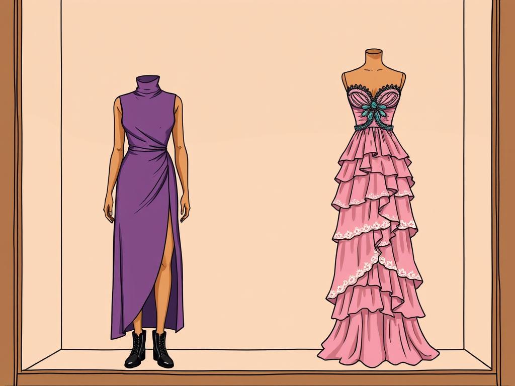 At The Royal Ball The Black Villain Wears A Beautiful Gold Dress