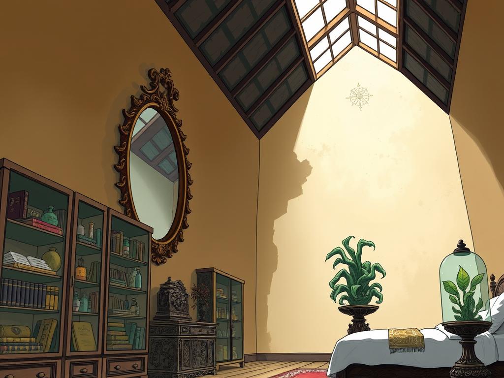 A Warm Empty Stable With Torches